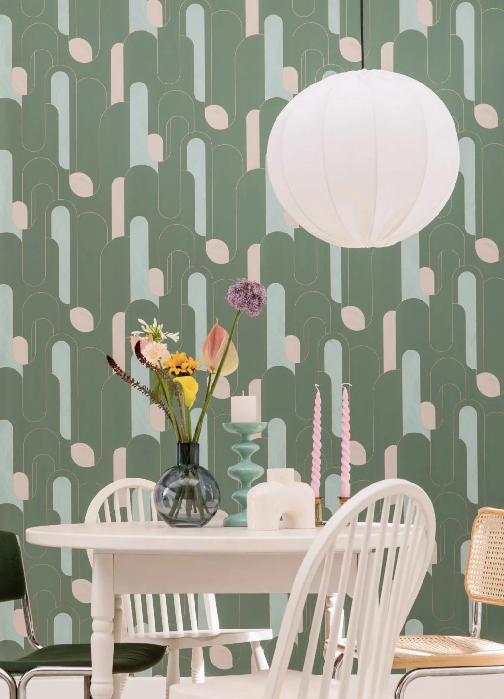 Tapete Morosi Kieferngrün 7 Tapete Morosi Kieferngrün – Bild 5