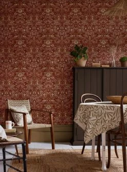 Tapete Morris Birds Rubinrot -Geschaft Tapeten Morris Birds D 463274 2880x1440