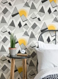 Tapete Mountains Goldgelb -Geschaft Tapeten Mountains B 690111 2880x1440