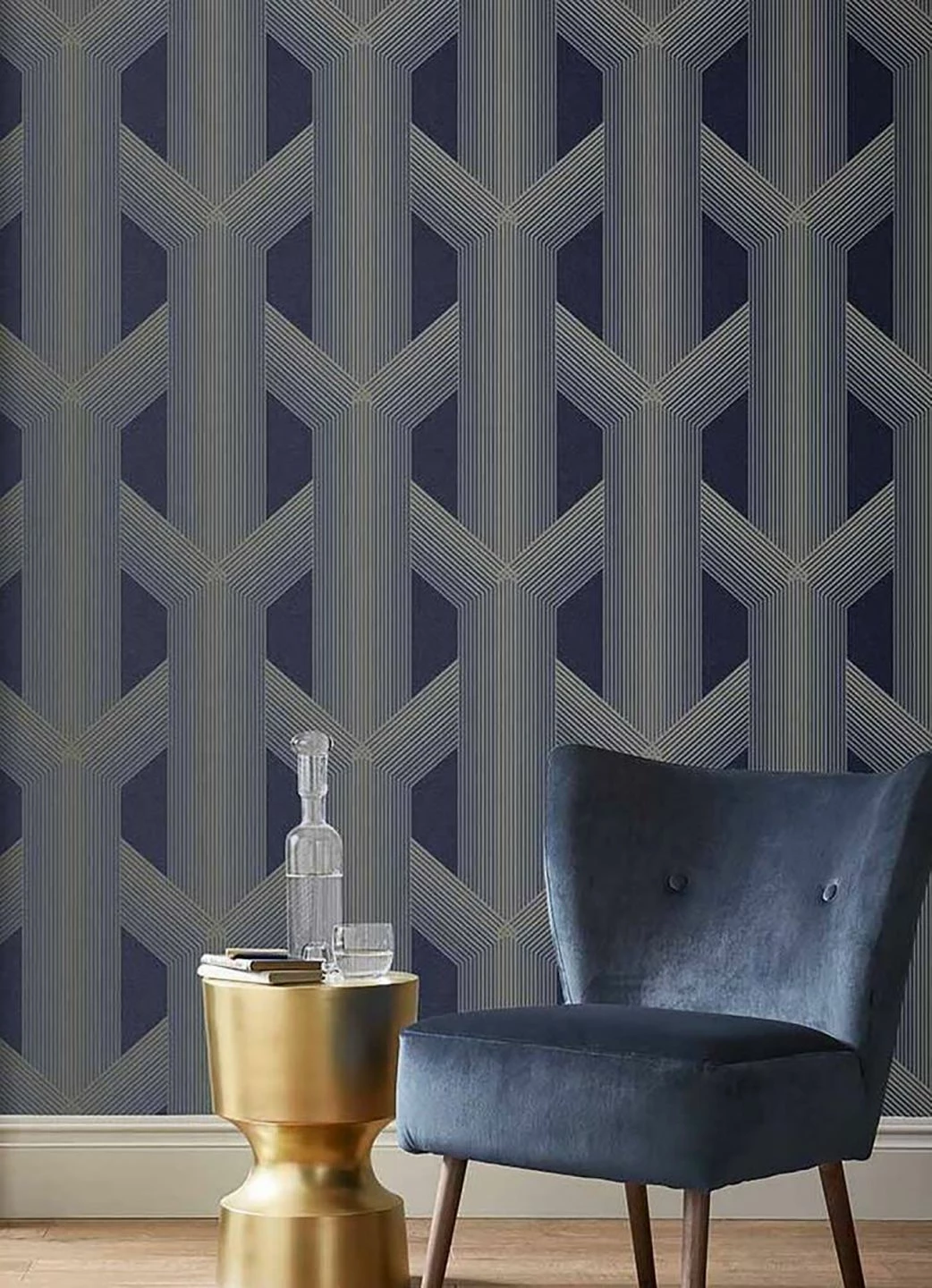 Tapete Nama Stahlblau 3 Tapete Nama Stahlblau