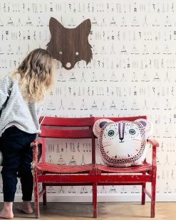 Ferm LIVING Tapete Native Cremeweiss -Geschaft Tapeten Native A 420091 2880x1440