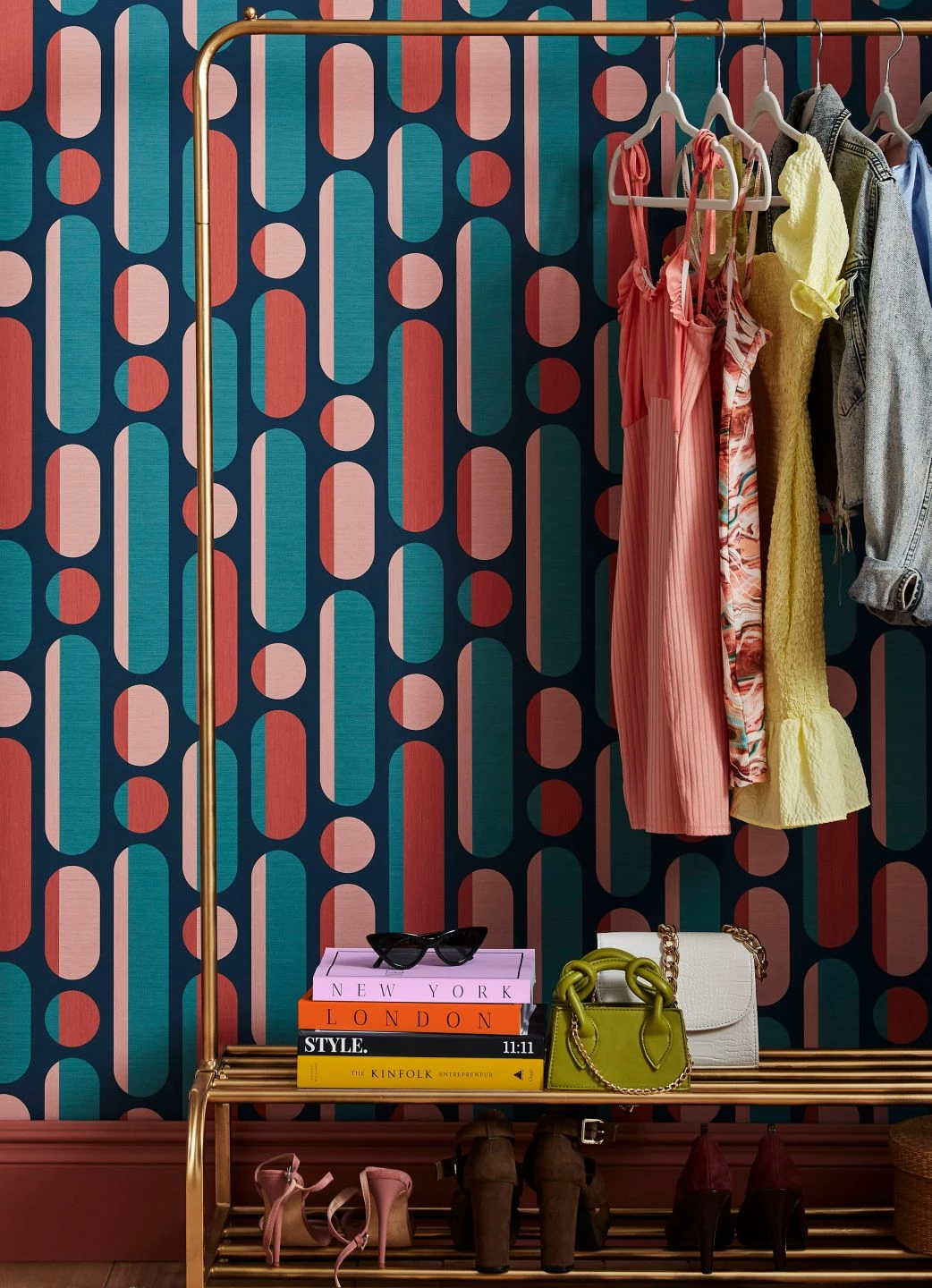 Tapete Neon Neons Türkisblau 3 Tapete Neon Neons Türkisblau