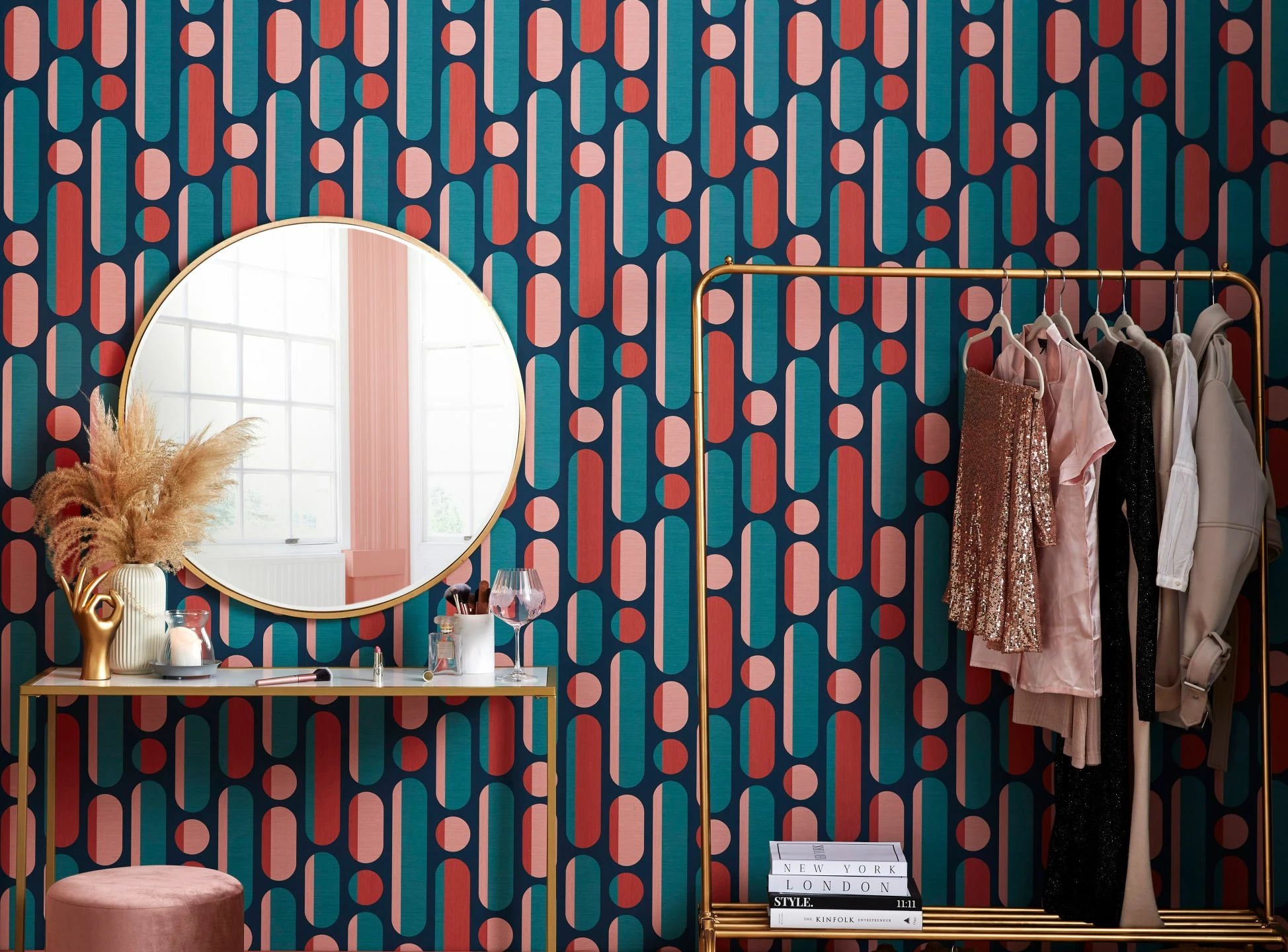 Tapete Neon Neons Türkisblau 5 Tapete Neon Neons Türkisblau – Bild 3