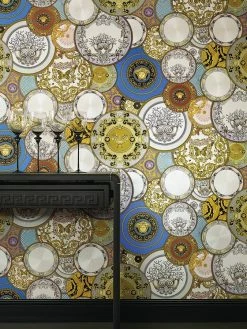 Versace Tapete Noell Goldgelb -Geschaft Tapeten Noemie B 410652 2880x1440