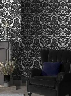 Tapete Okina Silber Glanz -Geschaft Tapeten Okina 431111 2880x1440