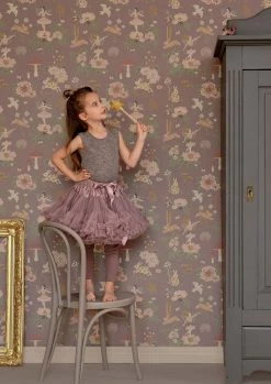 Tapete Old Garden Grauviolett 11 Tapete Old Garden Grauviolett -Geschaft Tapeten Old Garden D 389413 2880x1440