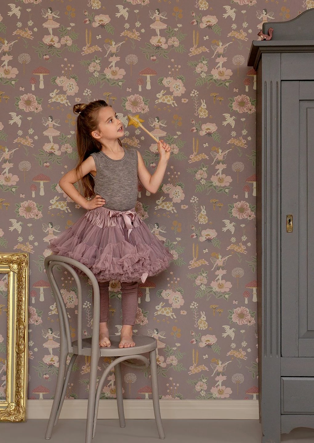 Tapete Old Garden Grauviolett 7 Tapete Old Garden Grauviolett – Bild 5