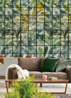 Wandbild Orangerie Grün -Geschaft Tapeten Orangerie B 725031 2880x1440