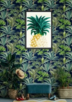 Wandbild Palmeras Grüntöne -Geschaft Tapeten Palmeras B 725041 2880x1440