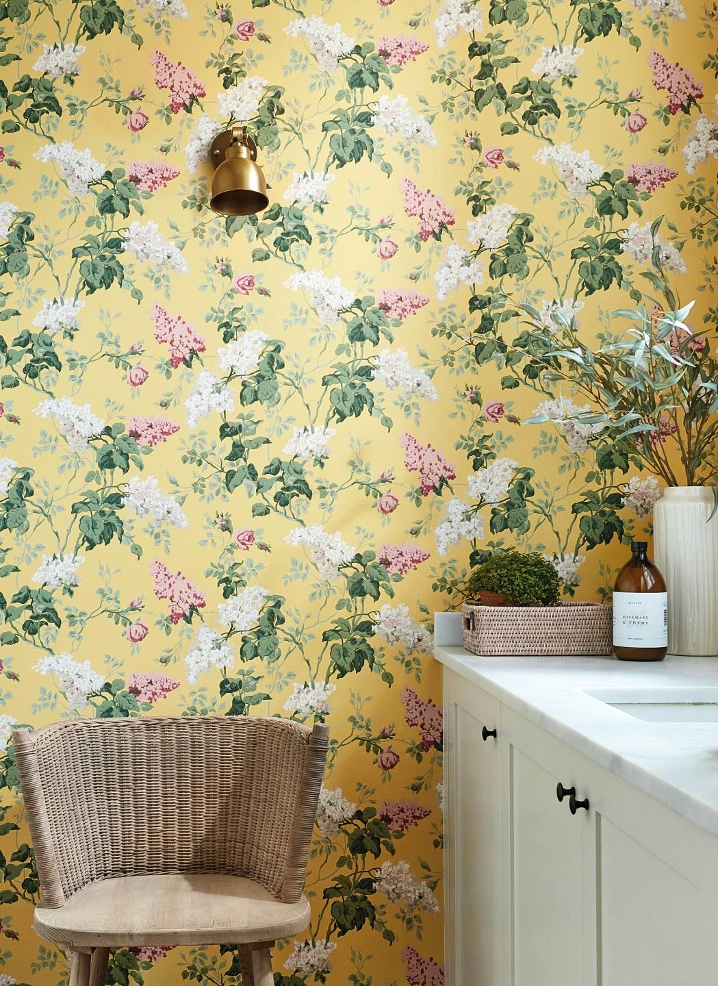 Tapete Colbert Hellgelb 6 Tapete Colbert Hellgelb – Bild 4