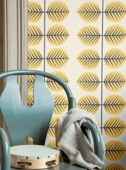 Tapete Panella Hellgelb