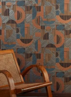 Tapete Paseo Perlblau