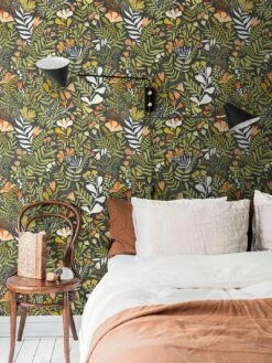 Tapete Pavonia Grüngrau 7 Tapete Pavonia Grüngrau -Geschaft Tapeten Pavonia K 485151 2880x1440