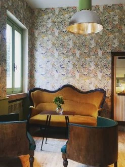 Tapete Pavonia Hellelfenbein -Geschaft Tapeten Pavonia K 485153 2880x1440