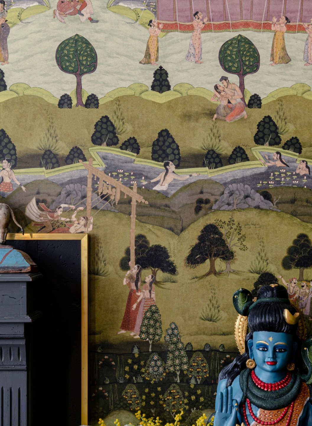 Wandbild Peace And Music Grüntöne 3 Wandbild Peace And Music Grüntöne