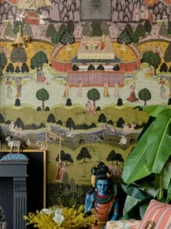 Wandbild Peace And Music Grüntöne 11 Wandbild Peace And Music Grüntöne -Geschaft Tapeten Peace and Music B 725281 2880x1440