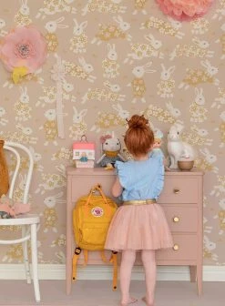 Tapete Rabbit Party Beige 11 Tapete Rabbit Party Beige -Geschaft Tapeten Rabbit Party C 389392 2880x1440