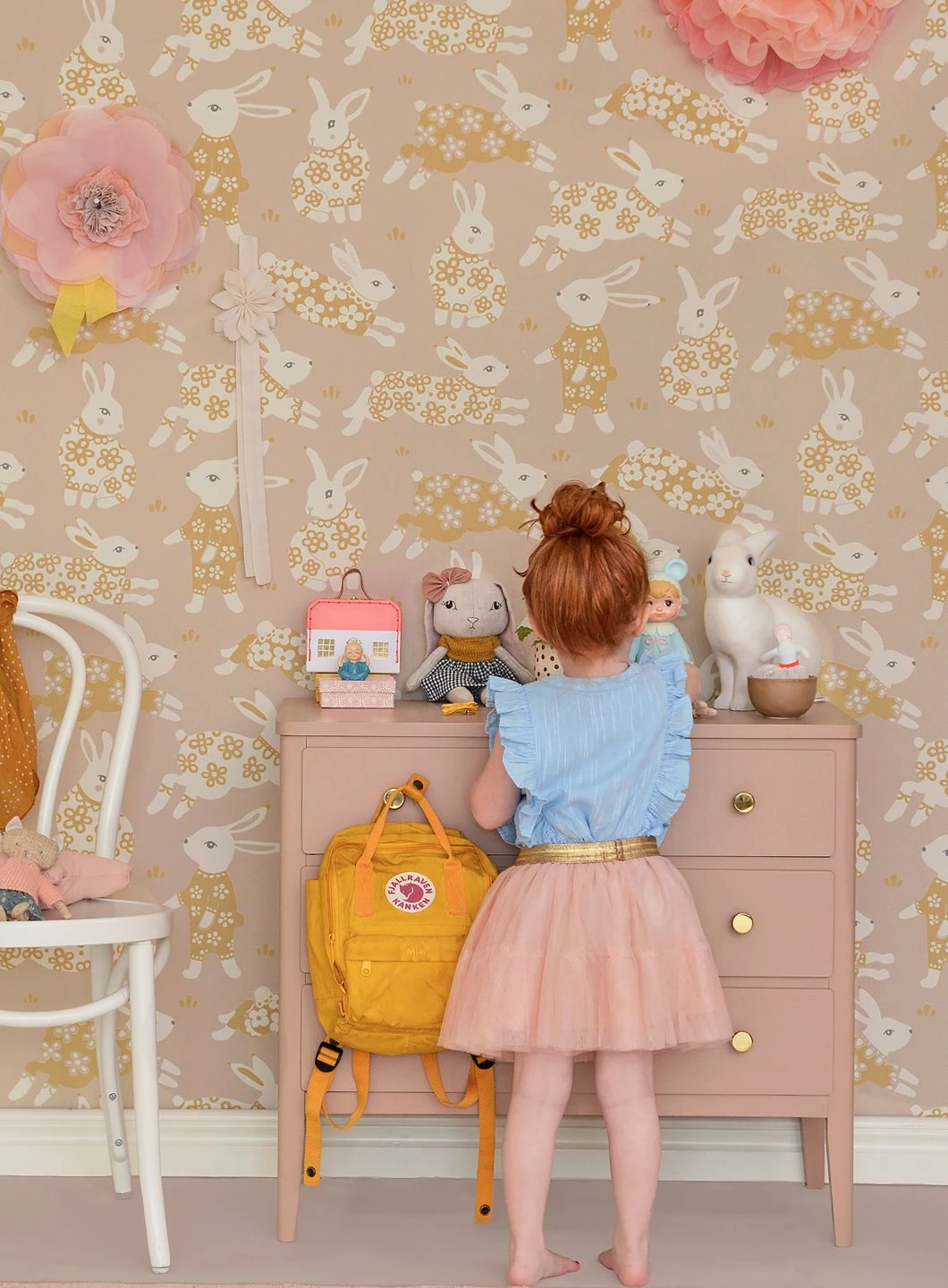 Tapete Rabbit Party Beige 7 Tapete Rabbit Party Beige – Bild 5