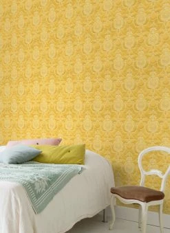 Tapete Rabia Hellgelb -Geschaft Tapeten Rabia B 251009 2880x1440