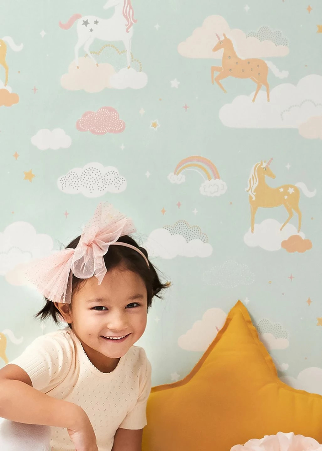 Tapete Rainbow Treasures Weissgrün 3 Tapete Rainbow Treasures Weissgrün