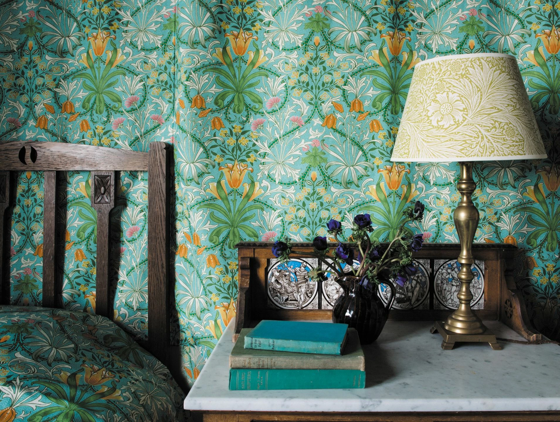 Tapete Rebecca Pastelltürkis 6 Tapete Rebecca Pastelltürkis – Bild 4