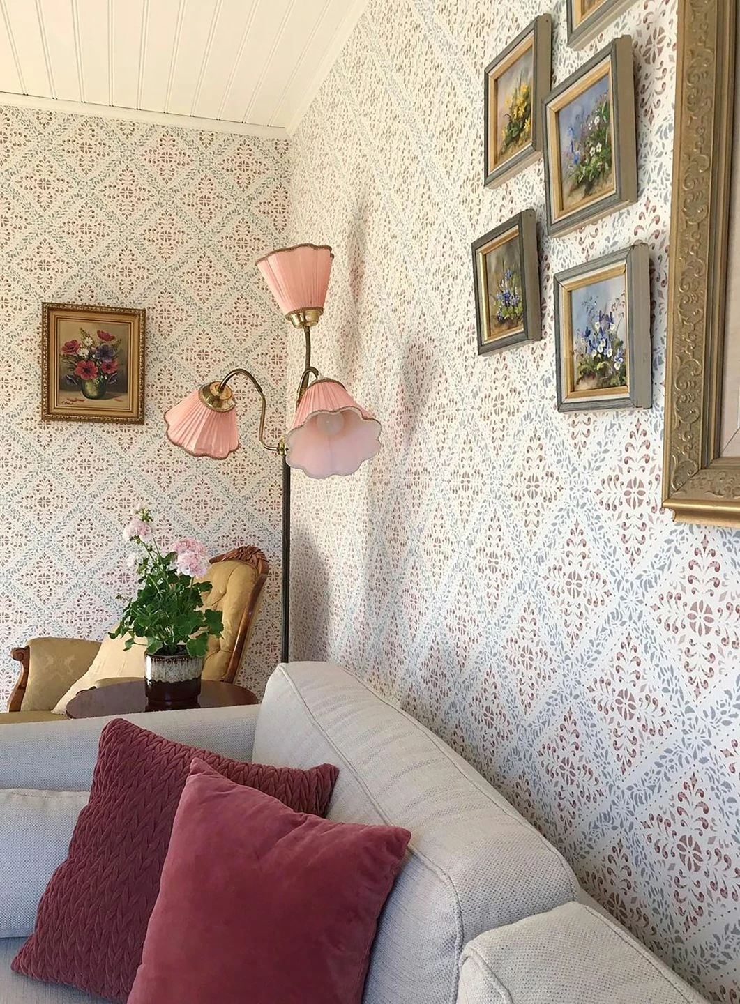 Tapete Rosalie Rubinrot 6 Tapete Rosalie Rubinrot – Bild 4