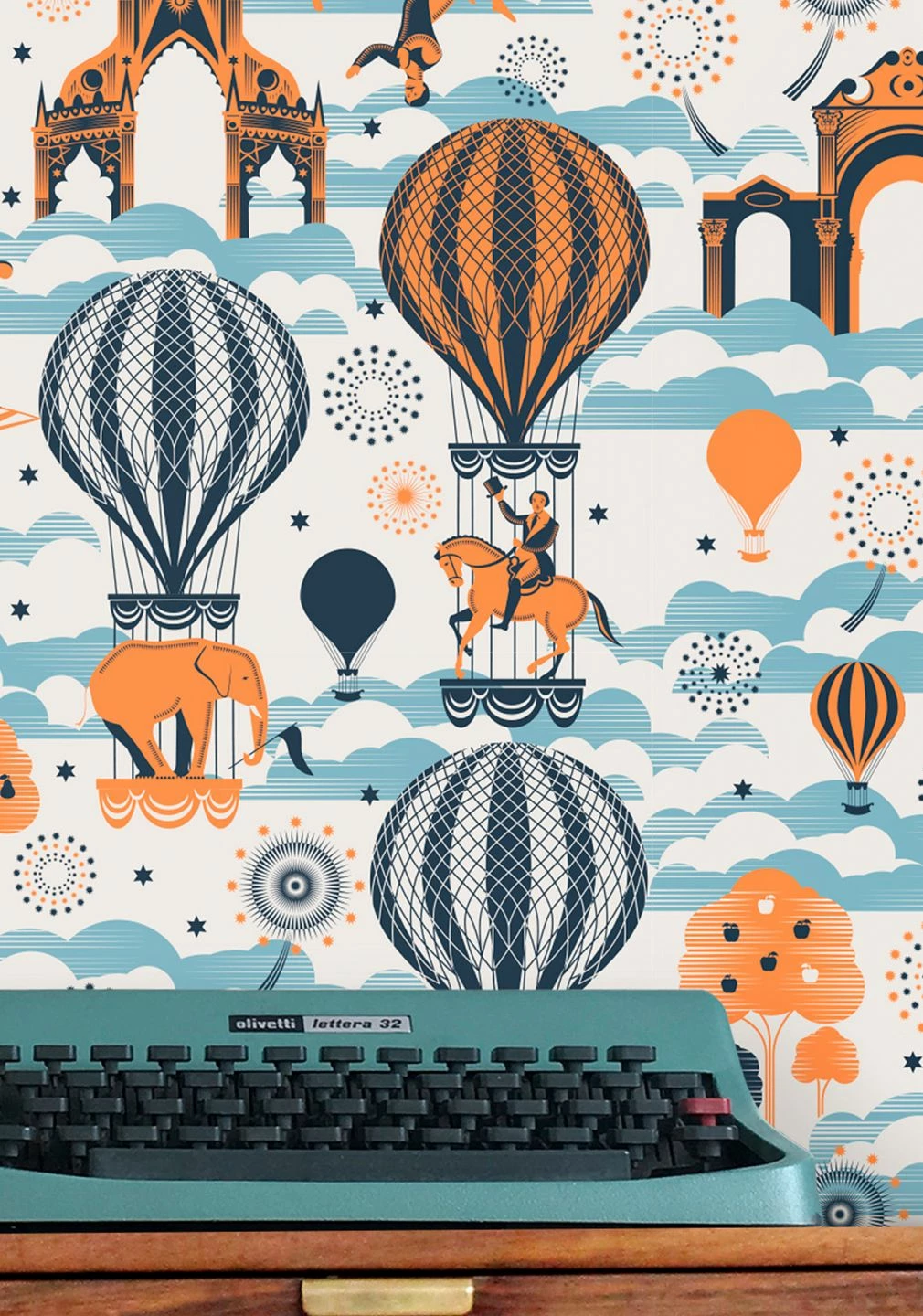 Tapete Rosi Orange 3 Tapete Rosi Orange