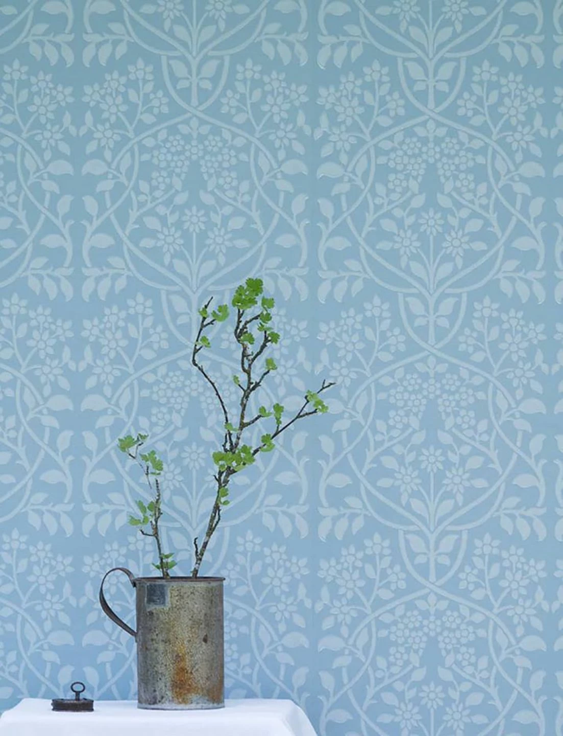 Tapete Rosmery Hellblau 3 Tapete Rosmery Hellblau