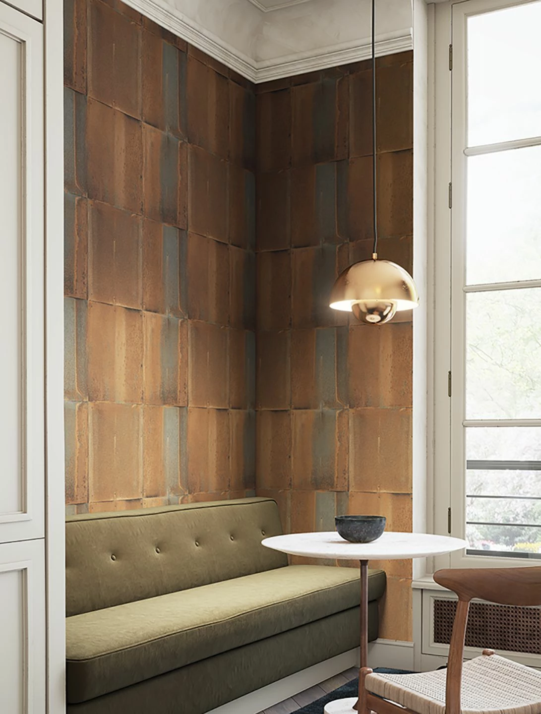 Tapete Runar Orangebraun 3 Tapete Runar Orangebraun