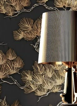 Tapete Sagano Anthrazitgrau -Geschaft Tapeten Sagano A 431731 2880x1440