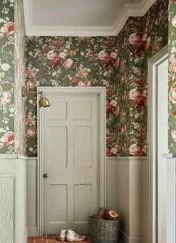 Tapete Sansa Olivgrün -Geschaft Tapeten Sansa A 462951 2880x1440