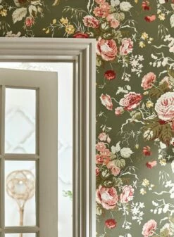 Tapete Sansa Olivgrün -Geschaft Tapeten Sansa B 462951 2880x1440