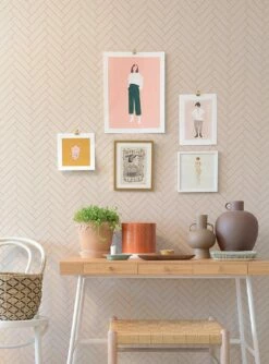 Tapete Scandi Herringbone Creme -Geschaft Tapeten Scandi Herringbone D 389381 2880x1440