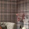 Tapete Shabby Tartan Kupferbraun 2 Tapete Shabby Tartan Kupferbraun -Geschaft Tapeten Shabby Tartan A 864613 2880x1440