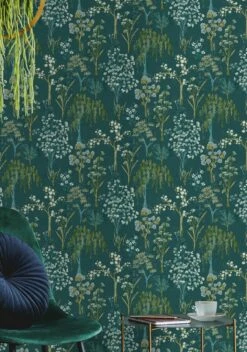 Tapete Sinfonia Blaugrün -Geschaft Tapeten Sinfonia B 103373 2880x1440