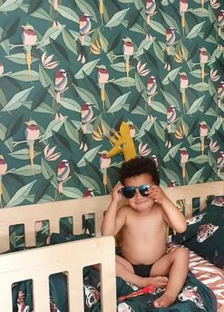 Tapete Singing Birds Grüntöne -Geschaft Tapeten Singing Birds C 310271 2880x1440