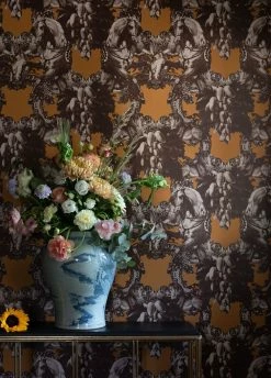 Tapete Sir Grace Ockerbraun -Geschaft Tapeten Sir Grace C 341109 2880x1440