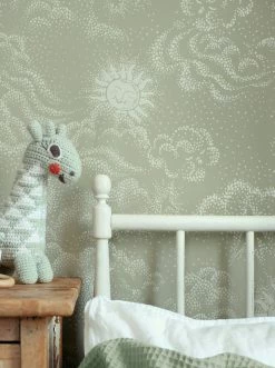 Tapete Sky Dreams Schilfgrün