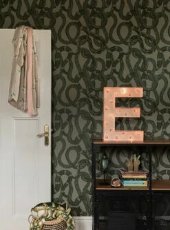 Tapete Snake Peek Moosgrau -Geschaft Tapeten Snake Peek G 341112 2880x1440