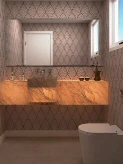 Tapete Soana Zartrosa -Geschaft Tapeten Soana P 431202 2880x1440