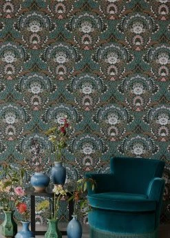 Tapete Sofia Ozeanblau -Geschaft Tapeten Sofia B 822062 2880x1440