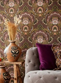 Tapete Sofia Mahagonibraun -Geschaft Tapeten Sofia B 822064 2880x1440