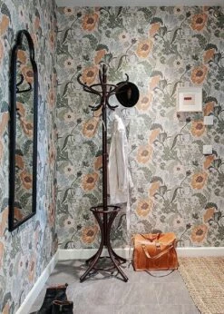 Tapete Soria Hellmoosgrau -Geschaft Tapeten Soria D 485003 2880x1440