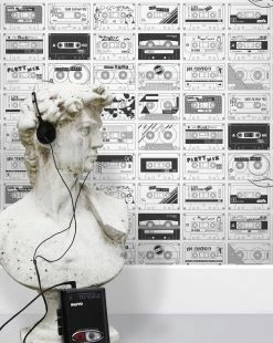 Tapete Stereo Nostalgia Weiss -Geschaft Tapeten Stereo Nostalgia C 835131 2880x1440