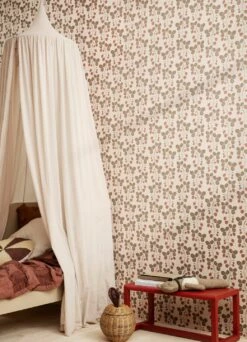 Ferm LIVING Tapete Strawberry Field Rot -Geschaft Tapeten Strawberry Field B 420302 2880x1440