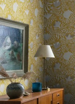 Tapete Sukumala Ockergelb -Geschaft Tapeten Sukumala B 485161 2880x1440