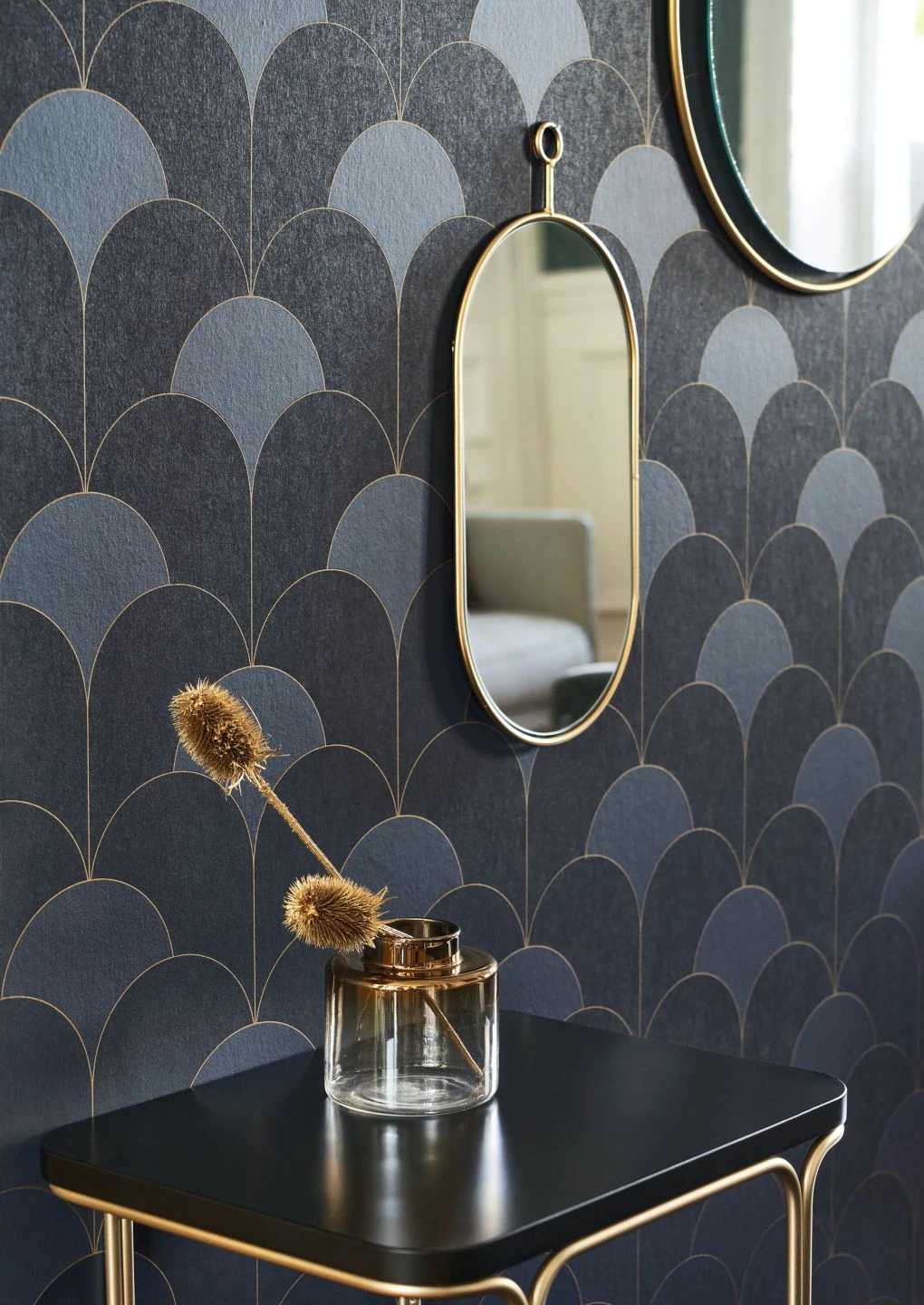 Tapete Sumba Graublau 6 Tapete Sumba Graublau – Bild 4