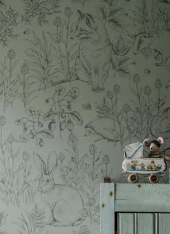 Tapete Sumi Mintgrau -Geschaft Tapeten Sumi A 451781 2880x1440