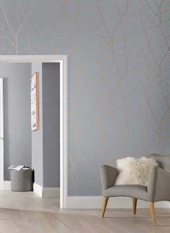 Tapete Tabora Hellgrau -Geschaft Tapeten Tabora 431641 2880x1440