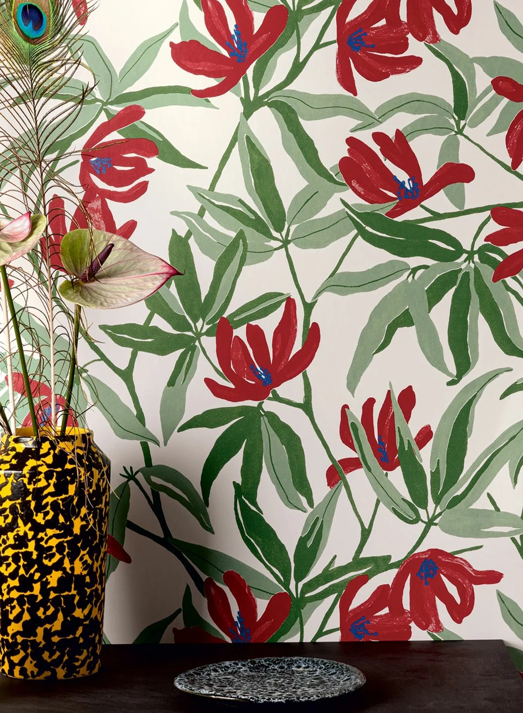 Tapete Tarbana Purpurrot 3 Tapete Tarbana Purpurrot